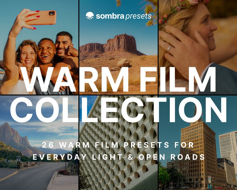 Warm Film Collection: 26 warm film presets for everyday light and open roads